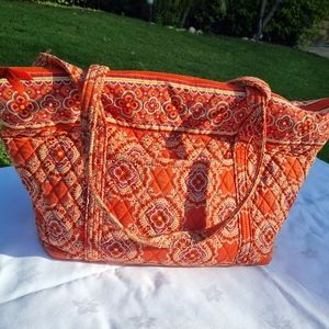 Retired Paprika Orange Vera Bradley Tote